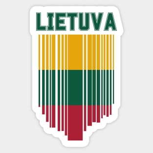 Lithuania flag, Lithuanian flag Sticker